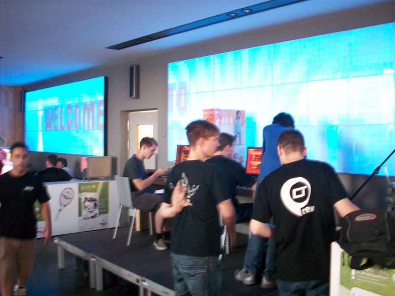 Setting up for the final
