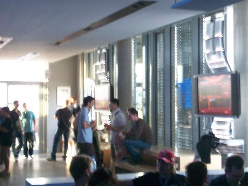 It was on all the screens
