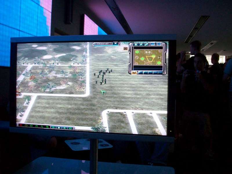 The game is underway
