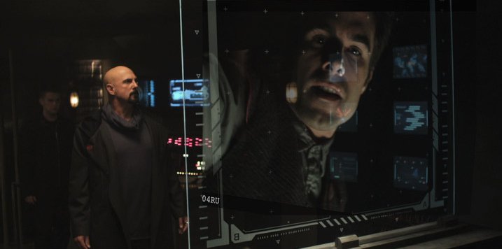 Kane with his own holographic screen
