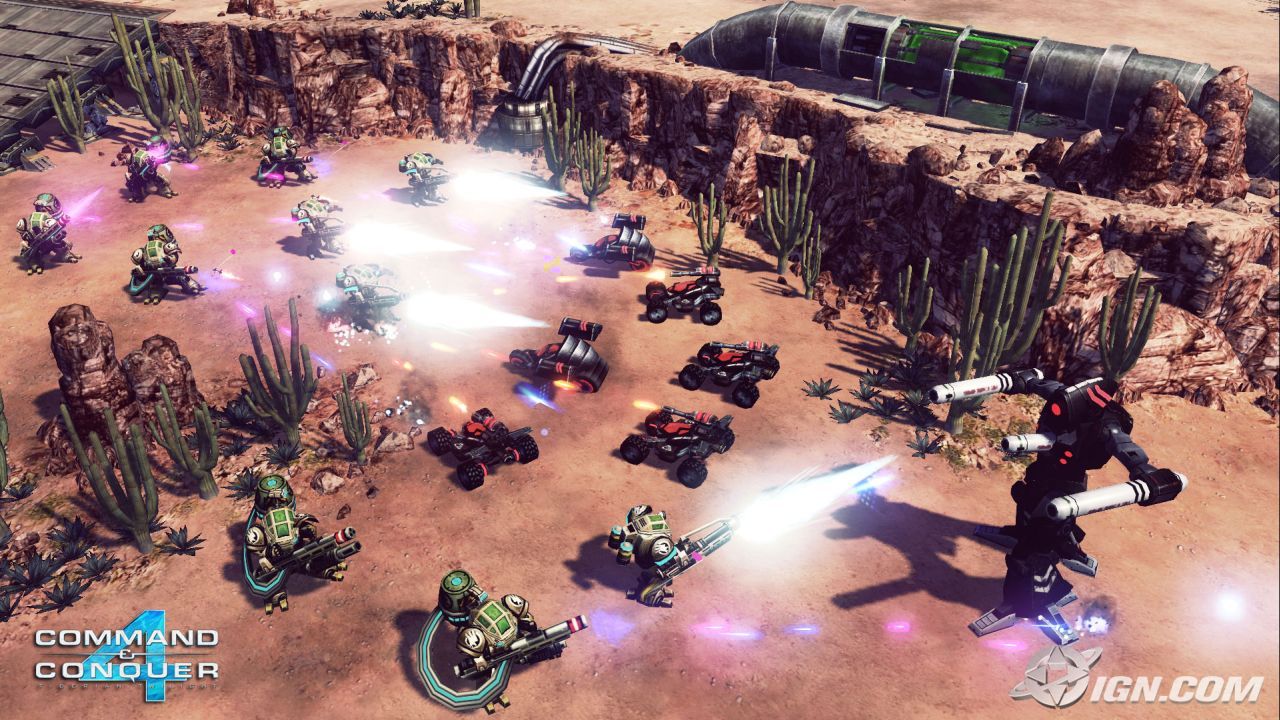 Avatars, Attack Buggies and Bikes take on GDI Zone Enforcers
