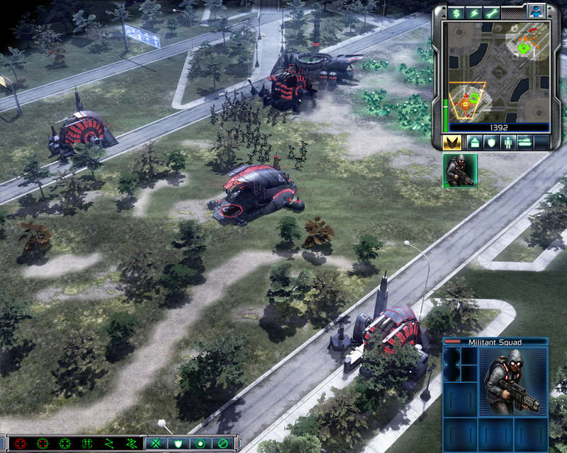 LOL...Infantry rush!
That actually won the game...funny thing is they also infantry rushed me at the same time (you can see so in the minimap). Even more funny is that I was building APCs while they were sending their infantry rush over. I didn't even know they were gonna do that. The AI got owned badly.
