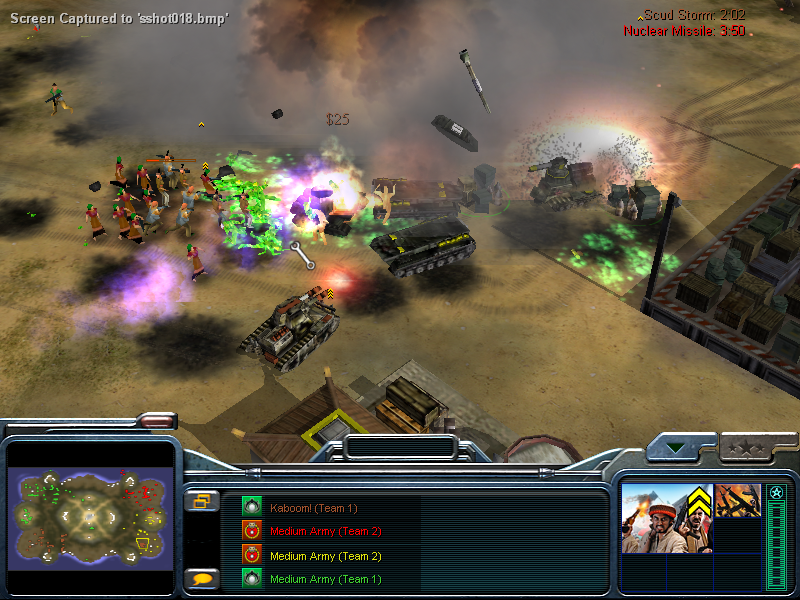 Toxin too near
During the battle with the chinease the toxin tractor was destroyed, engulfing its comrades with green death.
Mod: Shockwave
