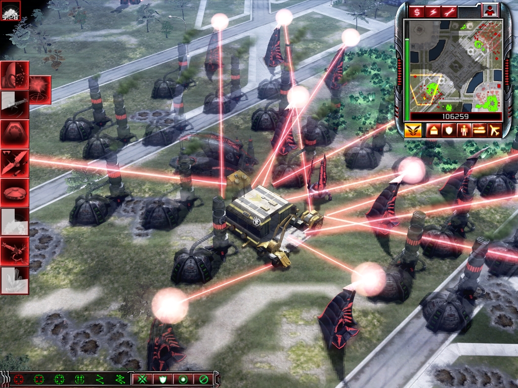 12 Obelisk strike
12 Obelisk hitting a GDI ConYard! (No, it didn't survive)

Uploaded for the screenshot competition, contact:
Keywords: twelve, obelisk, conyard