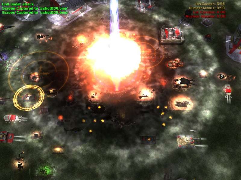 Ion Cannon + Napalm + Nuke = Carnage 002
Nukes, Napalm, and Ion Cannons make for a very bad day in the neighborhood...
Keywords: command conquer tiberian tiberium mod mods dawn redux zero hour generals CNC C&C game games video videos screenshots