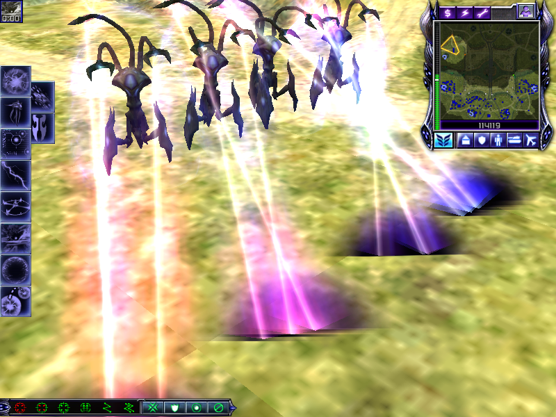 Ufo disco
Well I don't have the best graphics, but good news is that with the wall mod, I can build The Best base I ever had. It also made some bug fixes:
-Every building appear correct when built, also when destroyed
-In GDI barracks, that guy walks up in the thing, and the flag waves
-Cranes and every building makes now movement
-And some other stuff...
